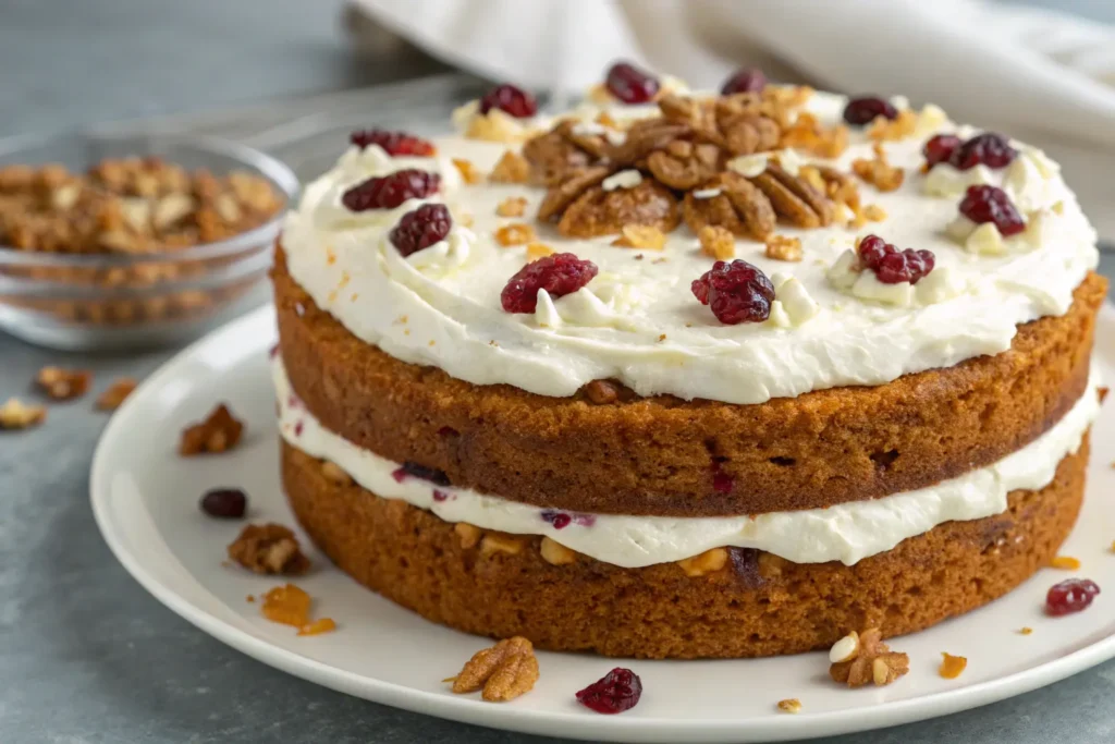 Cake with Cream Cheese Frosting