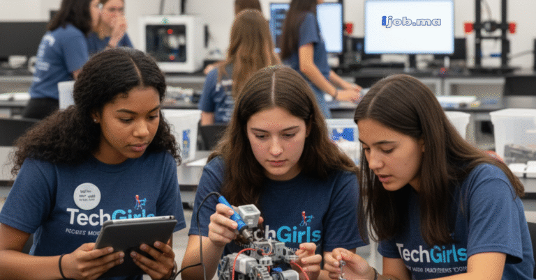 تبادل صيفي ممّول بالكامل للفتيات في مجال التكنولوجيا بالولايات المتحدة الأمريكية – TechGirls 2026