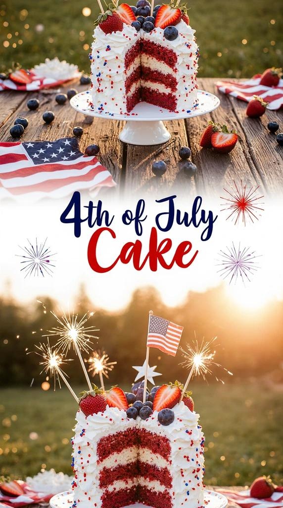 4th of July Cake