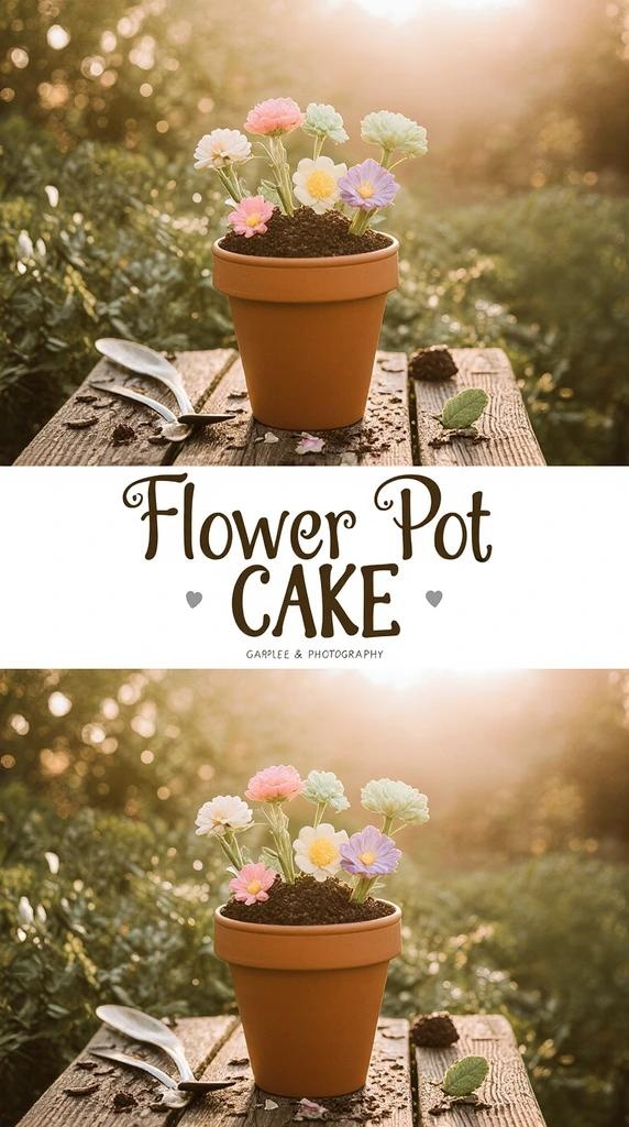Flower Pot Cake
